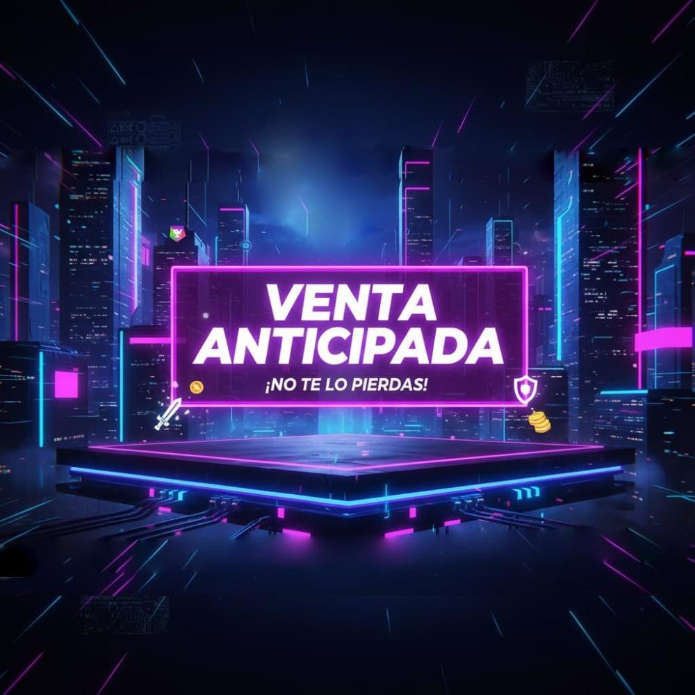 Banner de productos en preventa y reserva anticipada para gamers