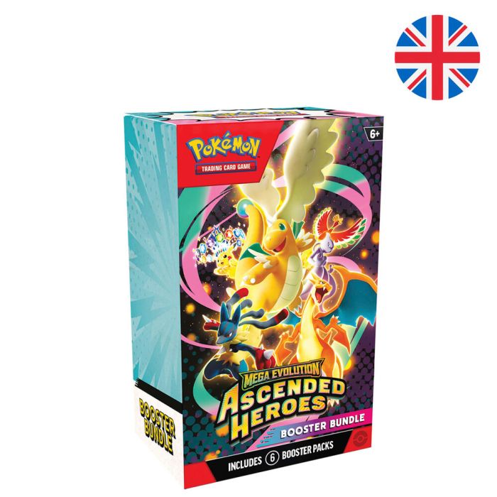 Juego de cartas Booster Bundle Heroes Ascendentes 2.5 Megaevolucion Pokemon
