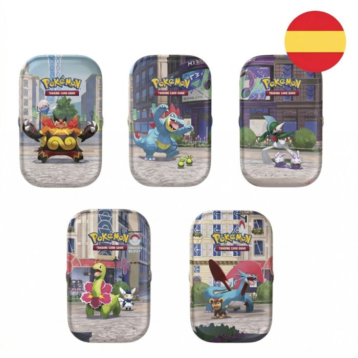 Mini Lata juego cartas Summer ex Pokemon español surtido