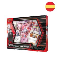 Blister cartas Mewtwo ex del Team Rocket Juntos de Aventuras Pokemon