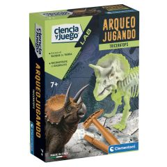 JUEGO ARQUEOJUGANDO TRICERATOPS FOSFORESCENTE