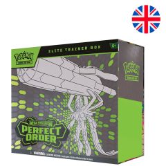 Estuche juego cartas Entrenador Elite Perfect Order Pokemon ingles