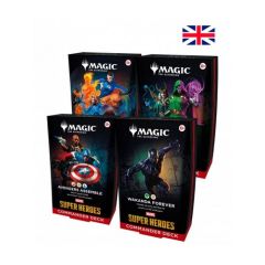 MAGIC THE GATHERING MARVEL SUPER HEROES COMMANDER DECK (4) (INGL